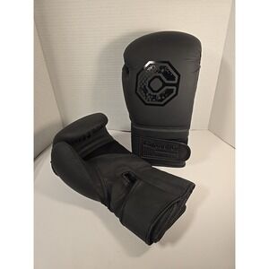 Cageside Steel Carbon Boxing‎ Gloves Black On Black 16oz Adult